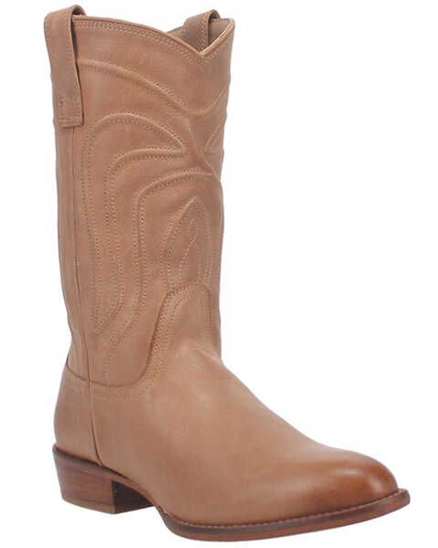 Image #1 - Dingo Men's Montana Western Boots - Almond Toe , Natural, hi-res