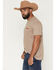 Image #3 - Wrangler Men's American Cowboy Short Sleeve Graphic T-Shirt, Taupe, hi-res
