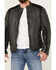 Image #3 - Maruitius Leather Men's Plexo Gray Zip-Front Leather Moto Jacket, , hi-res