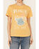 Image #3 - Wrangler Women's Boot Barn Exclusive Desert Short Sleeve Graphic Tee, Yellow, hi-res