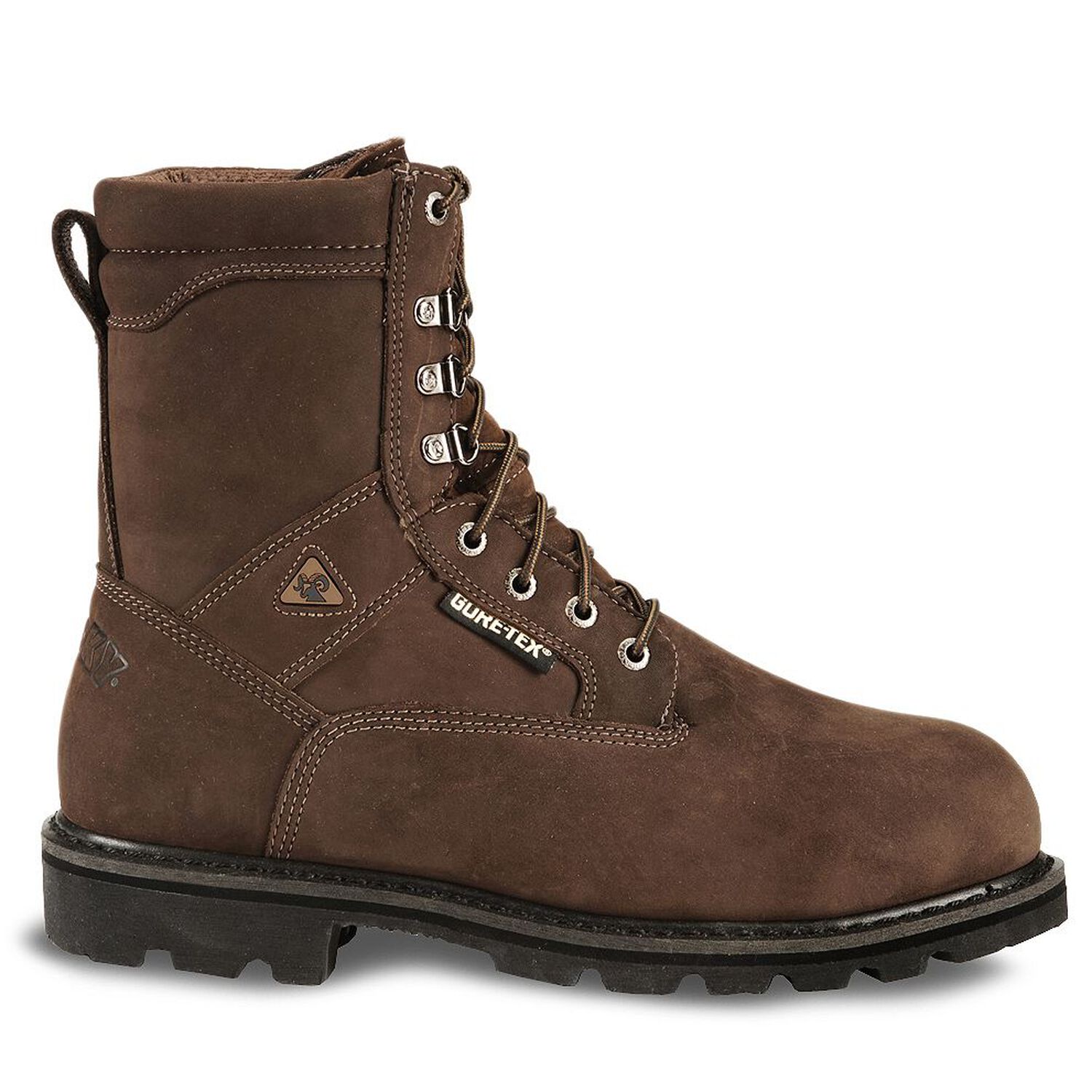 Image #2 - Rocky 8" Ranger Insulated Gore-Tex Work Boots - Steel Toe, Brown, hi-res