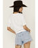 Image #4 - White Crow Women's Cowgirl Era Short Sleeve Graphic Tee, White, hi-res