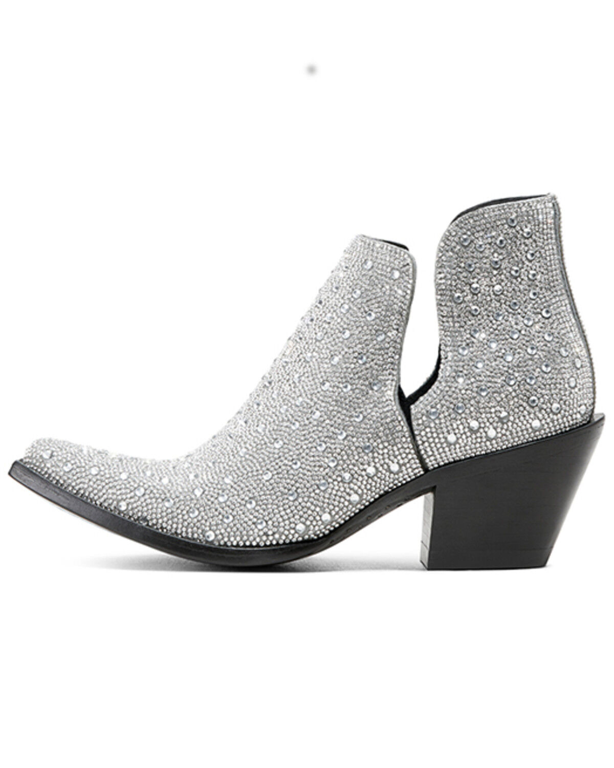 Image #2 - Ariat Women's Dixon Western Booties - Snip Toe, Silver, hi-res
