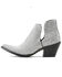 Image #2 - Ariat Women's Dixon Western Booties - Snip Toe, Silver, hi-res