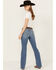 Image #1 - Ariat Women's Allison Medium Wash Mid Rise Bootcut Stretch Denim Jeans, Medium Wash, hi-res