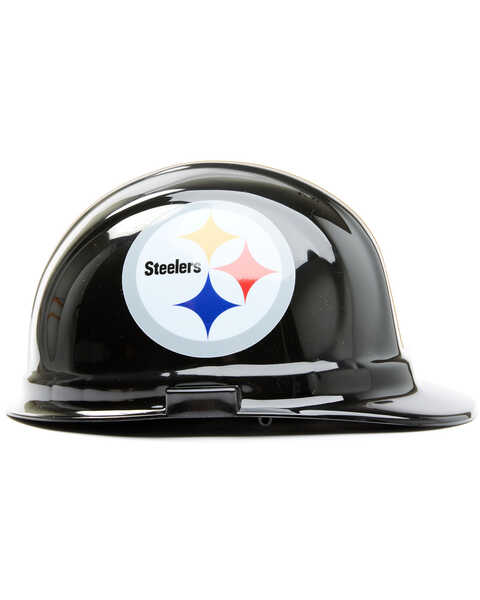 Image #2 - Airgas Safety Products Men's Wincraft Pittsburgh Steelers Logo Hardhat , Black, hi-res