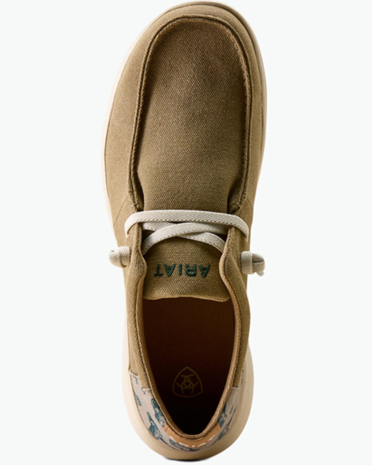 Image #4 - Ariat Men's Hilo Casual Shoes - Moc Toe, Beige, hi-res