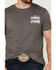 Image #3 - Cowboy Hardware Men's Cowboy Strength Graphic Short Sleeve T-Shirt , Charcoal, hi-res