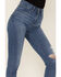Image #2 - Levi's Women's 721 Medium Wash Chelsea Bend High Rise Skinny Jeans, Blue, hi-res