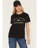 Image #1 - Troll Co Women's DHCM Classic Short Sleeve Graphic Tee, Black, hi-res