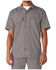 Image #1 - Dickies Men's Twill Short Sleeve Button-Down Original Work Shirt, Silver, hi-res
