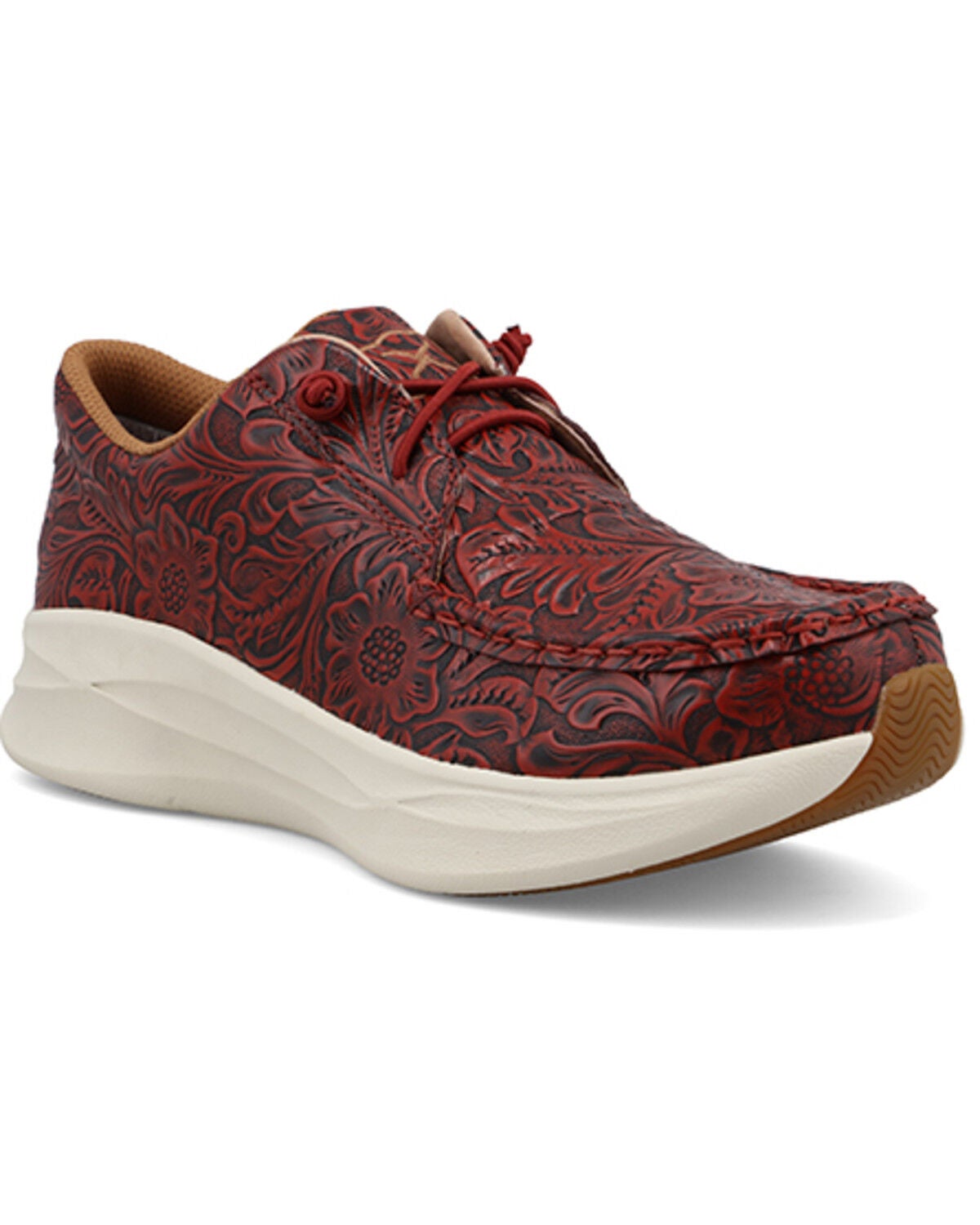 Image #1 - Twisted X Women's Feather X&trade; Casual Shoes - Moc Toe, Red, hi-res