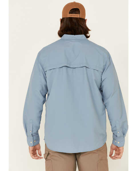 Image #4 - North River Men's Utility Outdoor Long Sleeve Button Down Western Shirt , Blue, hi-res