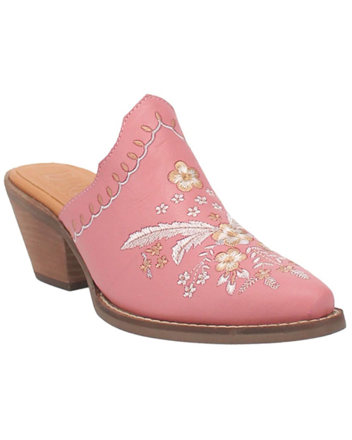 Laredo Women's Wildflower Mules - Snip Toe, Pink, hi-res