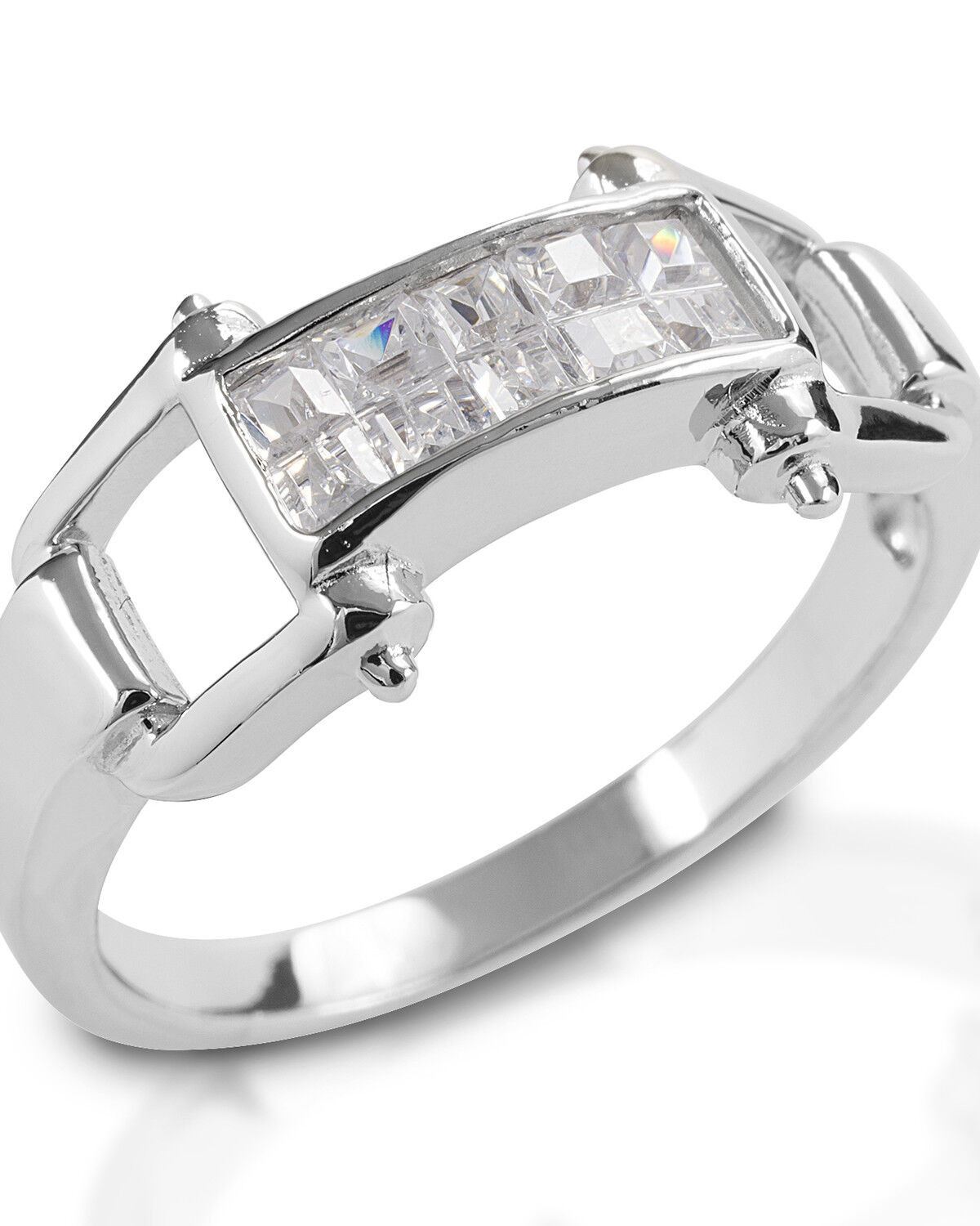 Image #1 - Kelly Herd Women's Wide Bit Ring, Silver, hi-res