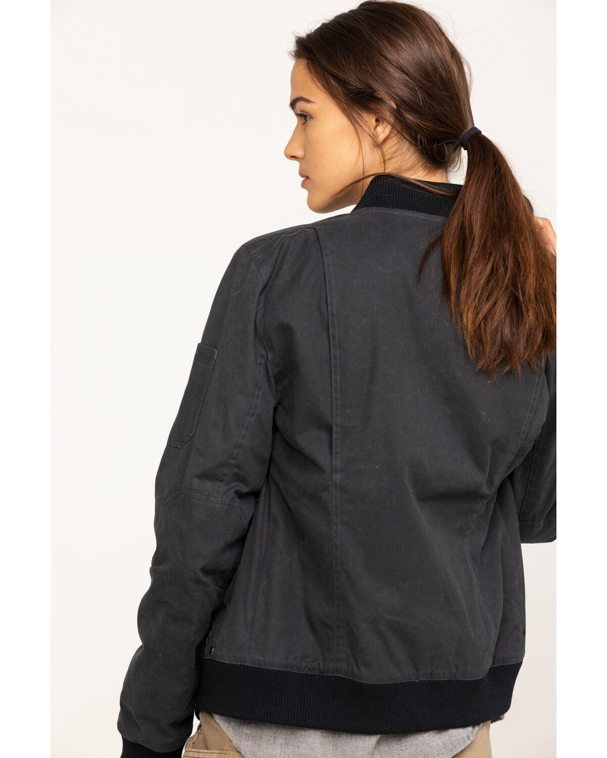 Image #2 - Dovetail Workwear Women's Evaleen Waxed Canvas Trucker Jacket , , hi-res
