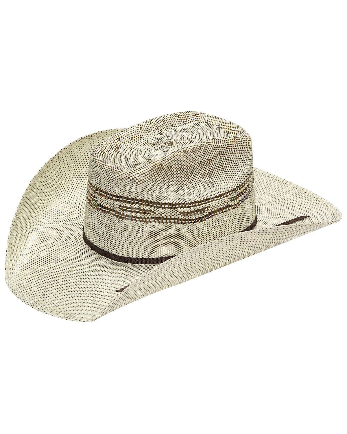 Image #1 - Twister Straw Cowboy Hat, Brown, hi-res