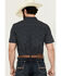 Image #4 - Gibson Men's Space Dot Geo Print Short Sleeve Button-Down Western Shirt, Navy, hi-res