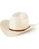 Larry Mahan Men's 15X El Primero Straw Cowboy Hat, Natural, hi-res