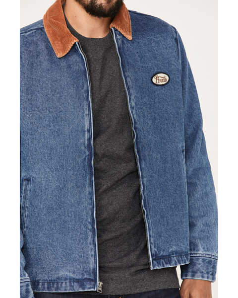 Image #3 - Brixton Men's Utopia Jacket, Light Blue, hi-res