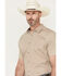 Image #3 - Cody James Men's Grill And Greet Geo Print Short Sleeve Button-Down Stretch Western Shirt - Tall, Tan, hi-res