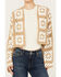 Image #3 - Revel Women's Crochet Cropped Cardigan , Beige, hi-res