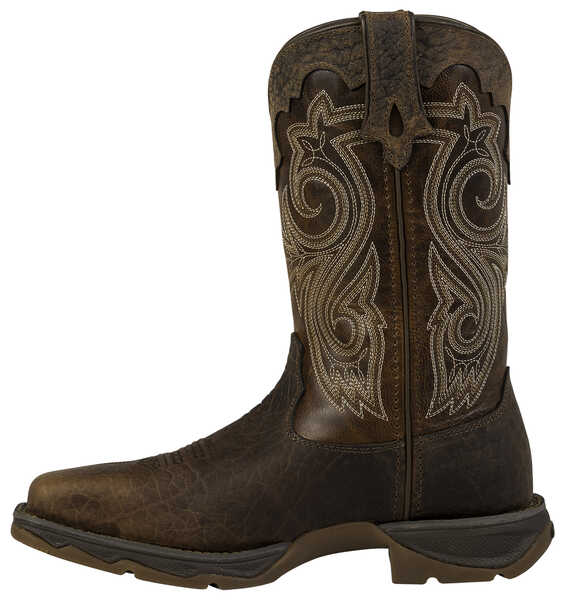 Image #3 - Durango Women's Lady Rebel Western Boots - Steel Toe, Brown, hi-res