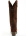 Image #5 - Macie Bean Women's Life's Like A Box Of Chocolates Suede Tall Western Boots - Round Toe, Chocolate, hi-res