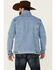 Image #5 - Cody James Men's Coasting Light Wash Button-Front Unlined Denim Jacket , Indigo, hi-res