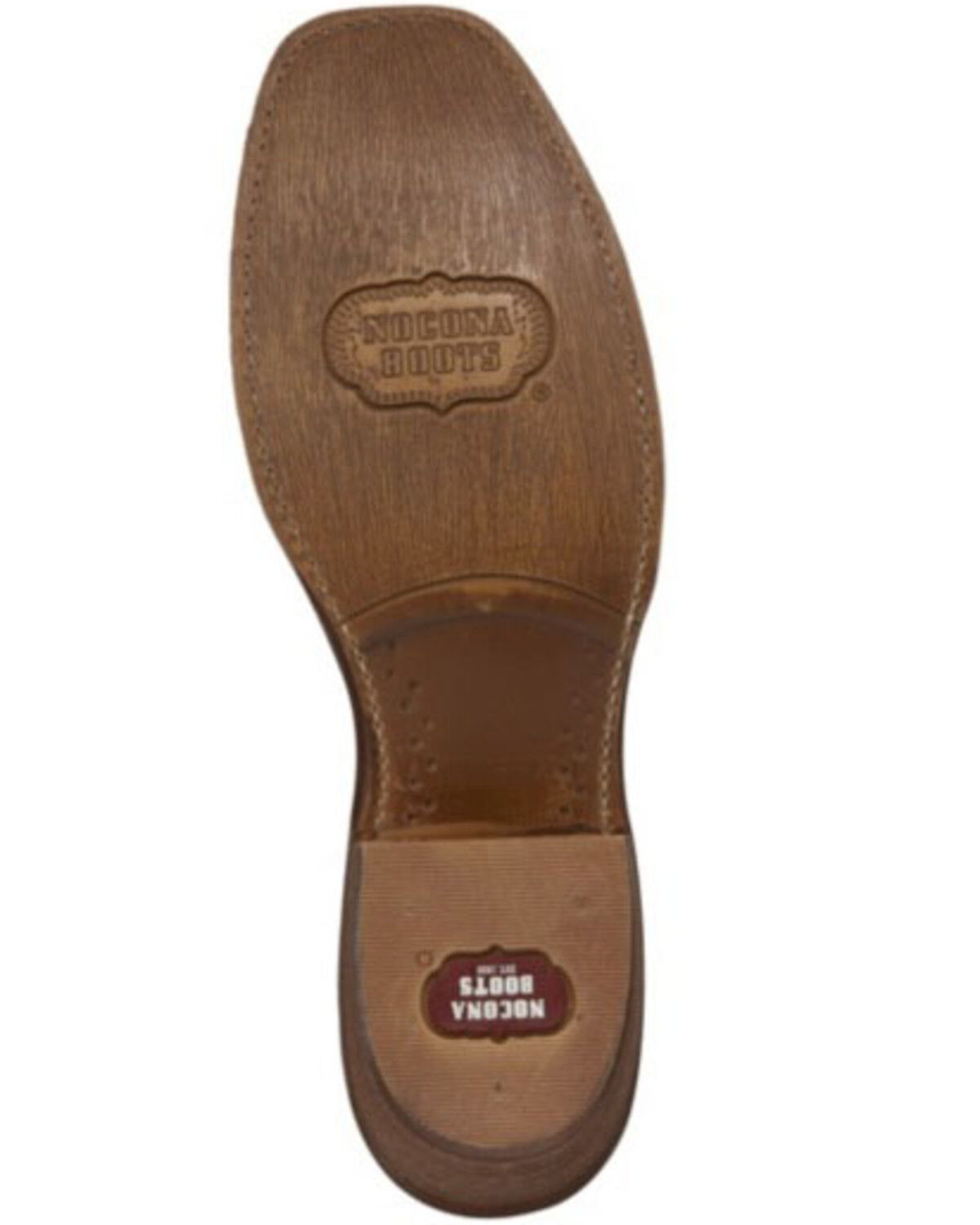 Image #5 - Nocona Men's 12" Vintage Western Boots - Square Toe, Tan, hi-res