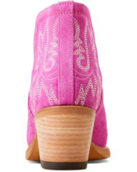 Image #3 - Ariat Women's Dixon Fashion Booties - Snip Toe, Pink, hi-res