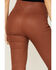 Image #4 - Double D Ranch Women's Bandit Leather Pant, Brown, hi-res