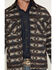 Image #3 - Rock & Roll Denim Men's Southwestern Print Softshell Trucker Jacket, Charcoal, hi-res