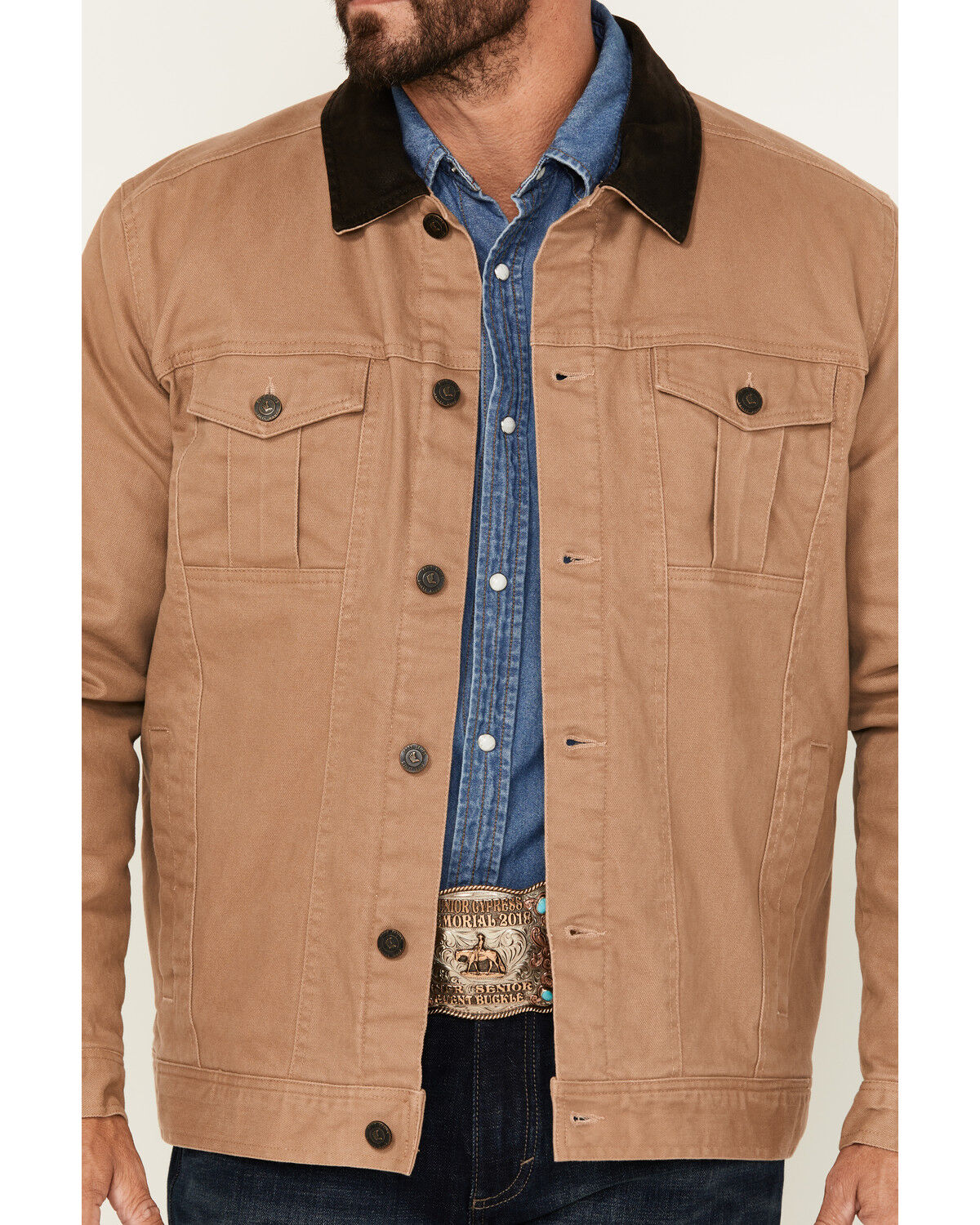Image #3 - Cody James Men's Ozark 2.0 Jacket, Beige, hi-res