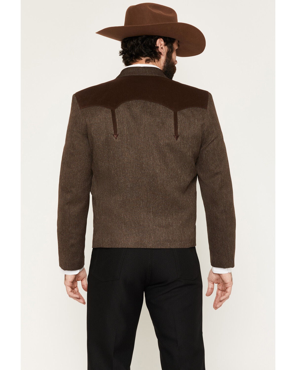 Image #4 - Circle S Men's Denali Snap Cropped Sportcoat, Brown, hi-res