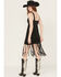 Image #4 - Idyllwind Women's Ramsey Concho Trim Faux Suede Mini Dress, Black, hi-res