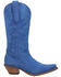 Image #2 - Dingo Women's Out West Western Boots - Snip Toe, Blue, hi-res