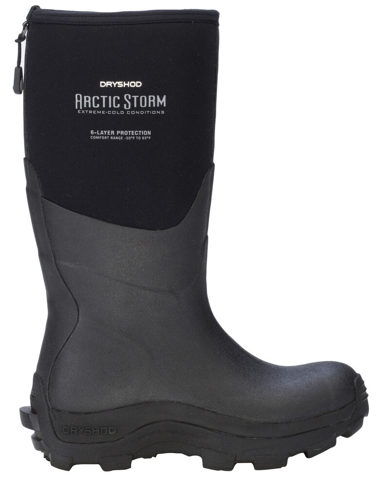 Dryshod Women's Arctic Storm Winter Work Boots , Black, hi-res