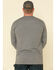 Image #5 - Carhartt Men's M-FR Midweight Signature Logo Long Sleeve Work Shirt - Big, Grey, hi-res