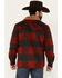 Image #4 - Cody James Men's Plaid Print Button-Down Lumber Jack Wool Jacket, Red, hi-res