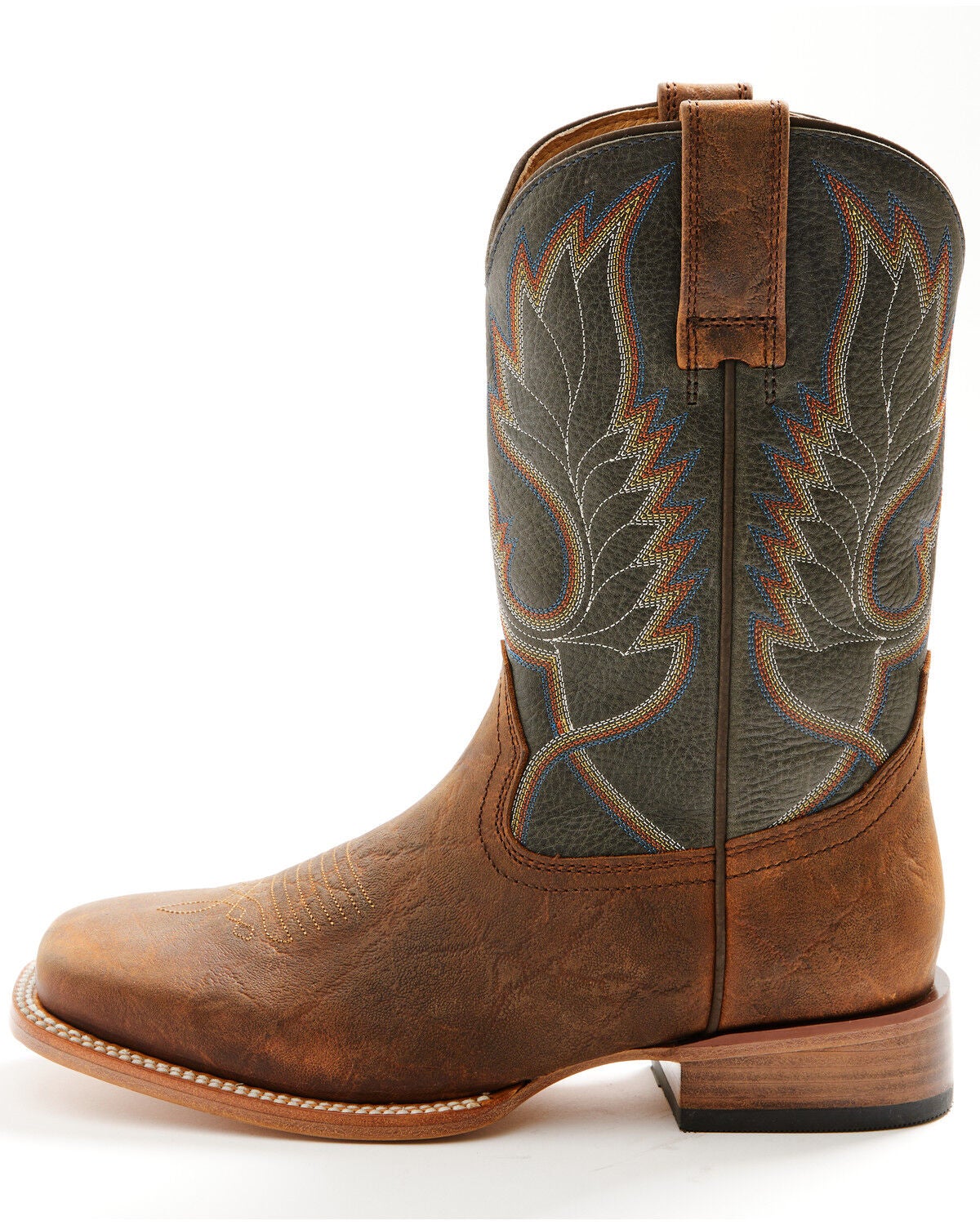 Image #3 - Cody James Cush Core&reg; Men's Tracker Western Boots - Broad Square Toe, Blue, hi-res