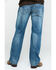 Rock & Roll Denim Men's Pistol Vintage Med Stretch Straight Jeans , Blue, hi-res
