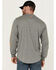 Image #4 - Hawx Men's Logo Long Sleeve Knit Work T-Shirt , Heather Grey, hi-res