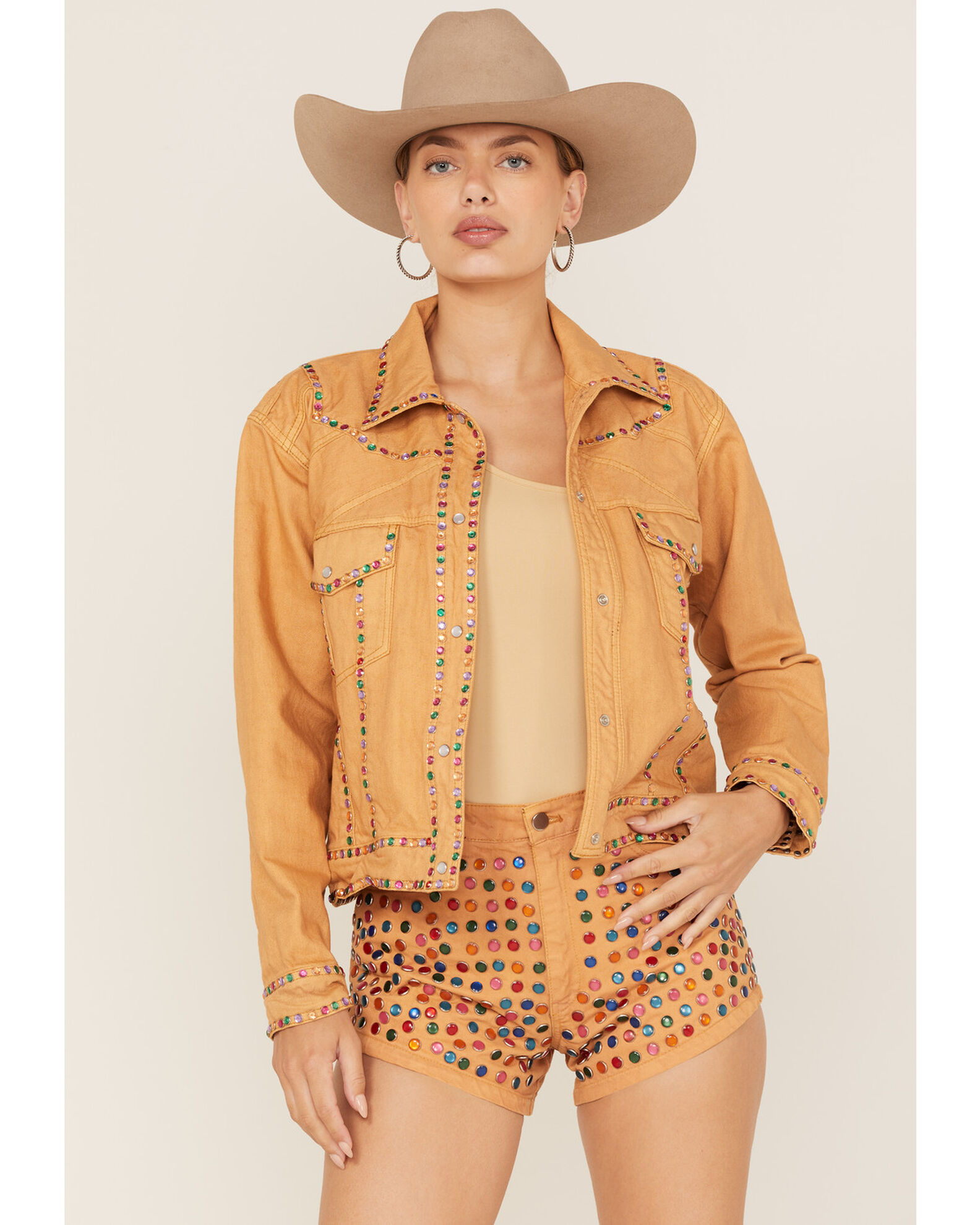 Rhinestone 2024 cowboy jacket