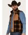 Image #2 - Pendleton Ridgleine Plaid Fleece Vest, Brown, hi-res