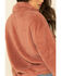 PJ Salvage Women's Cozy Cuddlers Fuzzy 1/2 Zip Up Pullover , Pink, hi-res