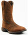 Image #1 - Brothers and Sons Men's Lite Performance Western Boots - Broad Square Toe , Brown, hi-res