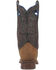 Image #5 - Laredo Men's Isaac Distressed Western Boots - Broad Square Toe, Distressed Brown, hi-res