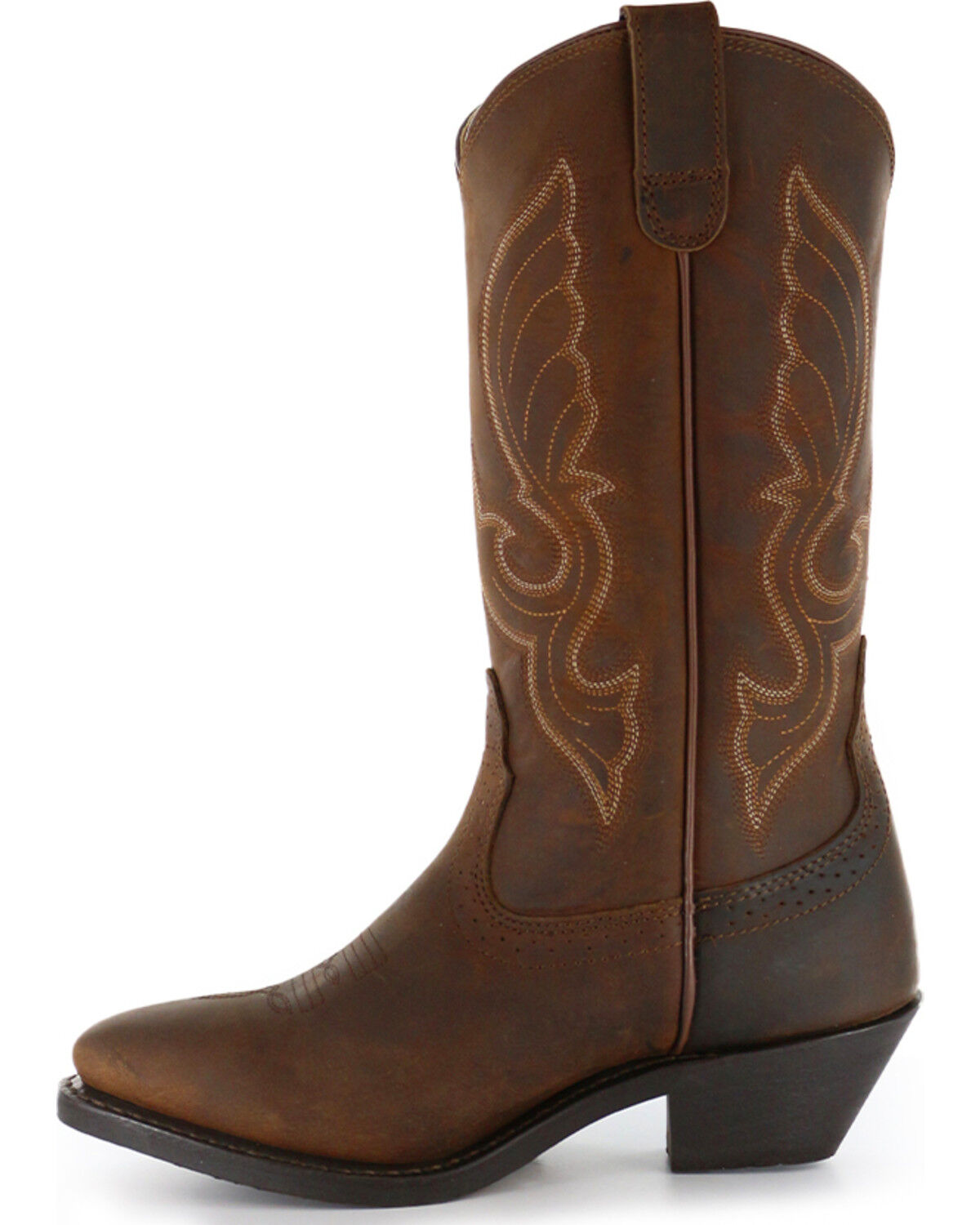 Image #9 - Shyanne Women's Donna Embroidered Leather Western Boots - Round Toe, , hi-res