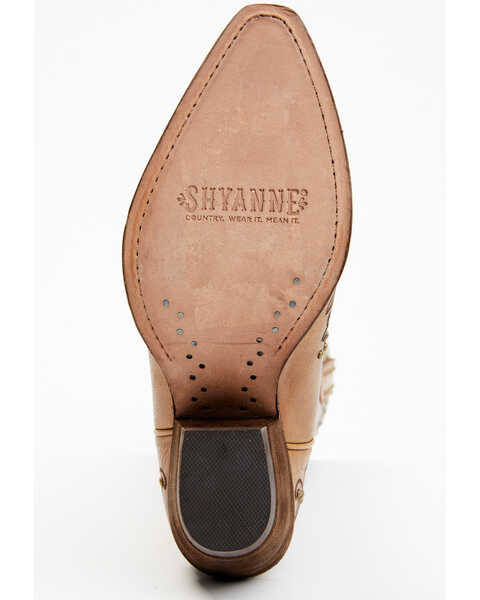 Image #7 - Shyanne Women's Dahlia Western Boots - Snip Toe, Tan, hi-res
